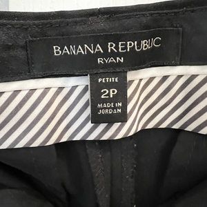 Banana Republic black dress slacks